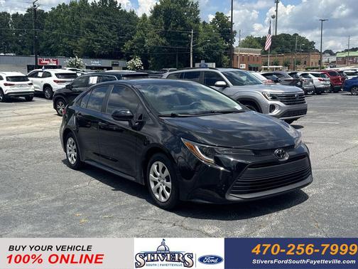 Midnight Black Metallic 2024 Toyota Corolla LE