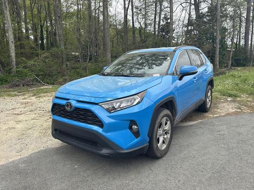 Blue 2021 Toyota RAV4 XLE