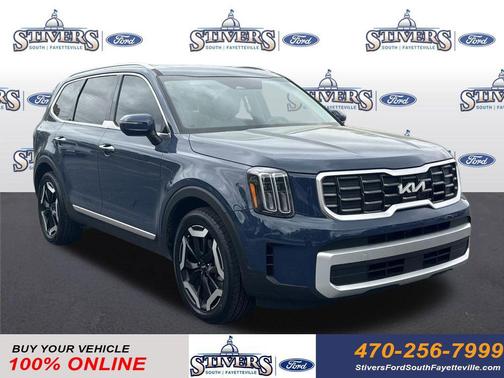 Midnight Lake Blue 2025 Kia Telluride S