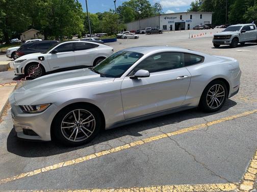 Ingot Silver 2017 Ford Mustang EcoBoost Premium