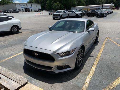 Ingot Silver 2017 Ford Mustang EcoBoost Premium