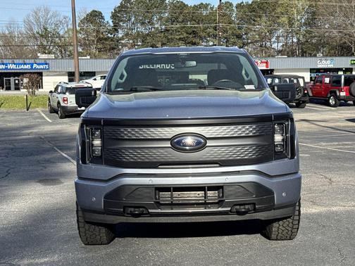 Blue Silver Metallic 2022 Ford F-150 Lightning XLT
