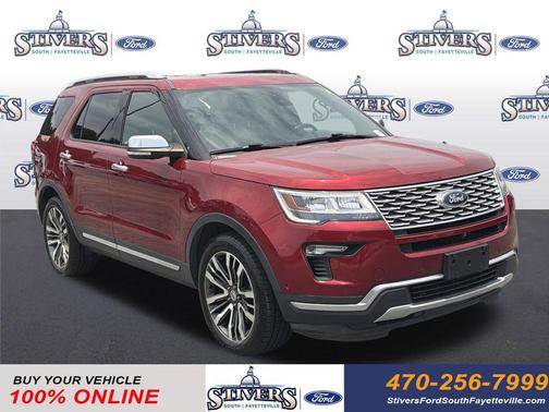 Ruby Red Metallic 2018 Ford Explorer Platinum