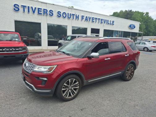Ruby Red Metallic 2018 Ford Explorer Platinum