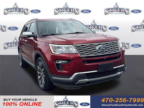 Ruby Red Metallic 2018 Ford Explorer Platinum
