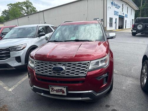 Ruby Red Metallic 2018 Ford Explorer Platinum