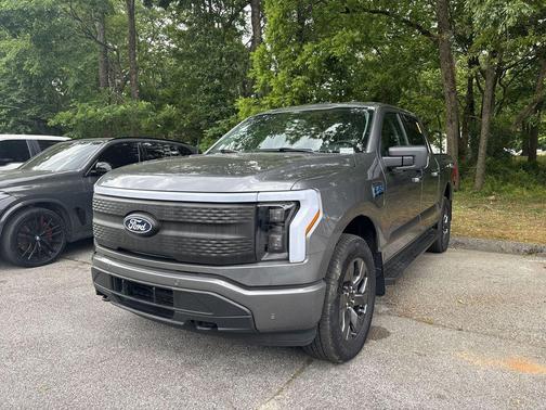 Gray Metallic 2024 Ford F-150 Lightning Flash