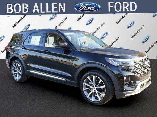 Agate Black Metallic 2025 Ford Explorer Platinum
