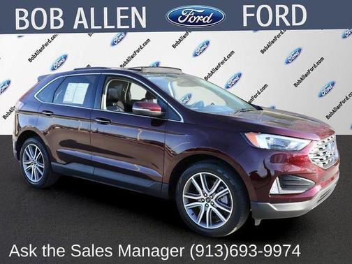 Burgundy Velvet Metallic Tinted Clearcoat 2023 Ford Edge Titanium