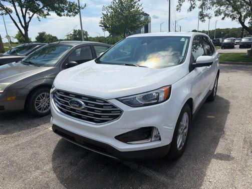 Oxford White 2021 Ford Edge SEL