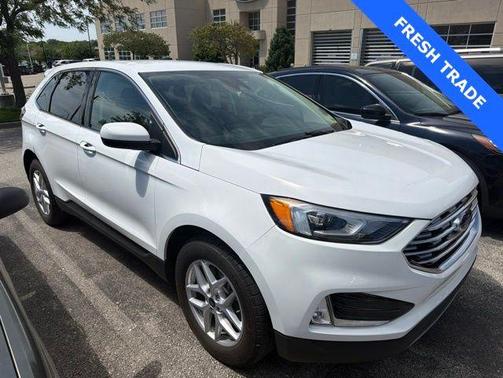 Oxford White 2021 Ford Edge SEL
