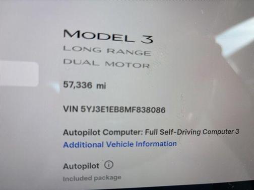2021 Tesla Model 3 Long Range