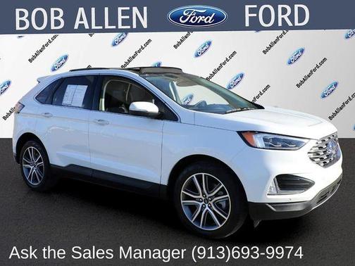 Star White 2024 Ford Edge Titanium