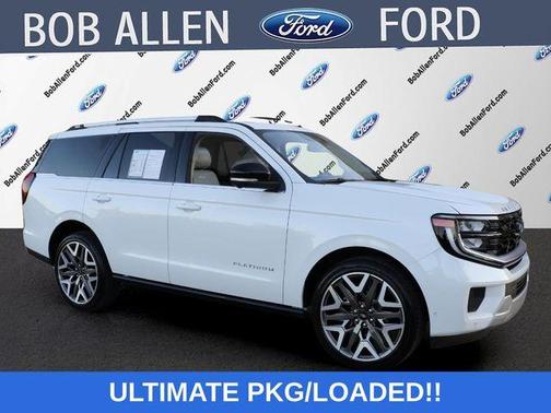 Star White 2025 Ford Expedition Platinum