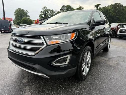 Black 2017 Ford Edge Titanium