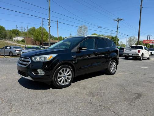 Black 2017 Ford Escape Titanium