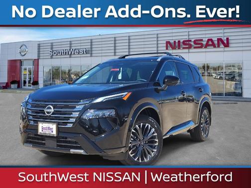 Black 2026 Nissan Rogue Platinum
