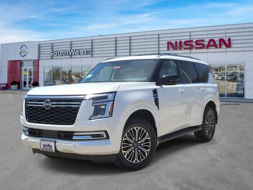 Aspen White Tricoat 2026 Nissan Armada Platinum
