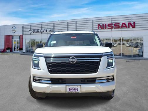 Aspen White Tricoat 2026 Nissan Armada Platinum