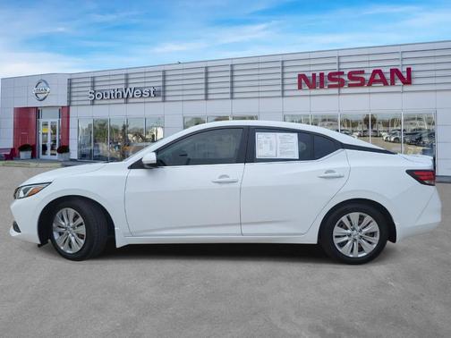 Cloud White 2021 Nissan Sentra S