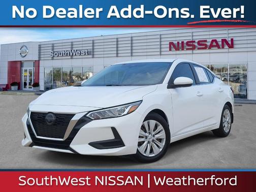 Cloud White 2021 Nissan Sentra S