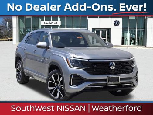 Silver Bird Metallic 2024 Volkswagen Atlas Cross Sport 2.0T SEL Premium R-Line
