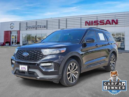 Black Metallic 2022 Ford Explorer ST-Line