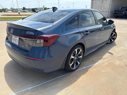Blue 2025 Honda Civic Hybrid TOURING