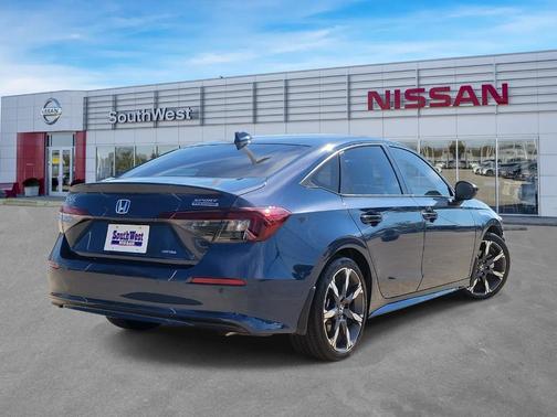 Blue 2025 Honda Civic Hybrid TOURING