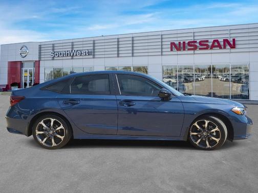 Blue 2025 Honda Civic Hybrid TOURING