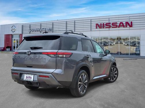 Gun Metallic 2026 Nissan Pathfinder Platinum