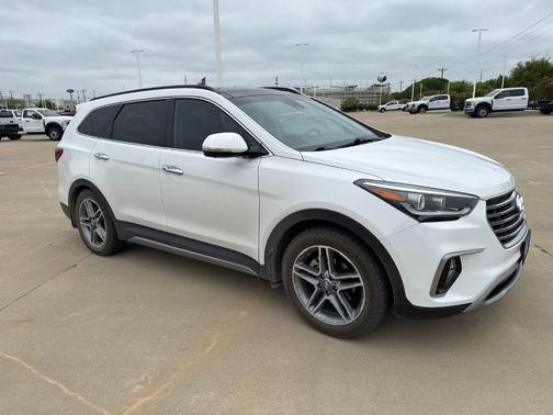 Monaco White 2017 Hyundai SANTA FE Limited Ultimate