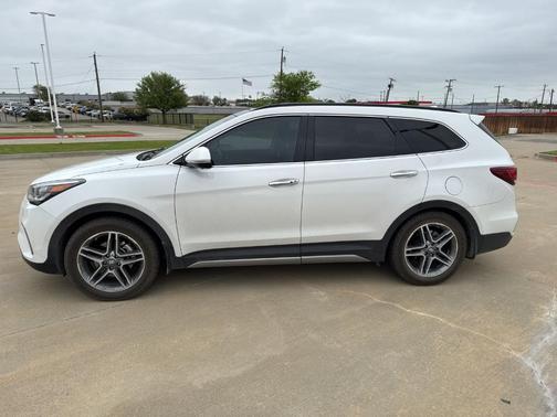 Monaco White 2017 Hyundai SANTA FE Limited Ultimate