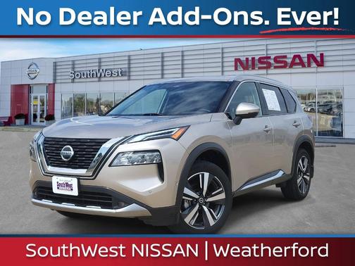 Champagne Silver 2021 Nissan Rogue Platinum