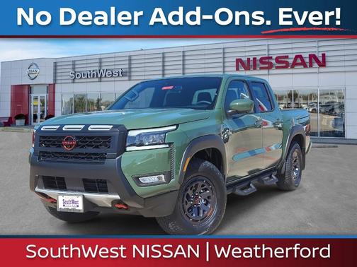 Green 2026 Nissan Frontier PRO-X