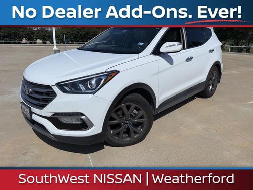 Frost White Pearl 2018 Hyundai Santa Fe Sport 2.0L Turbo Ultimate