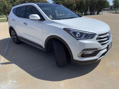 Frost White Pearl 2018 Hyundai Santa Fe Sport 2.0L Turbo Ultimate