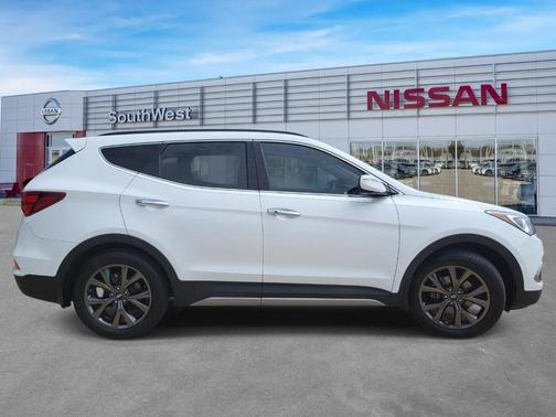 Frost White Pearl 2018 Hyundai Santa Fe Sport 2.0L Turbo Ultimate
