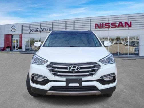 Frost White Pearl 2018 Hyundai Santa Fe Sport 2.0L Turbo Ultimate