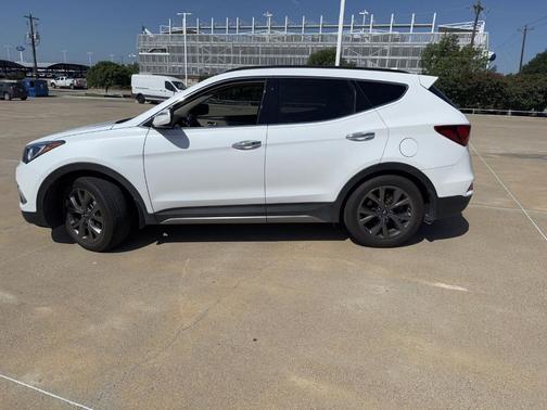 Frost White Pearl 2018 Hyundai Santa Fe Sport 2.0L Turbo Ultimate