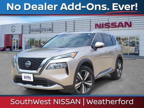 Champagne Silver 2023 Nissan Rogue Platinum