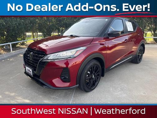 Red 2021 Nissan Kicks SR