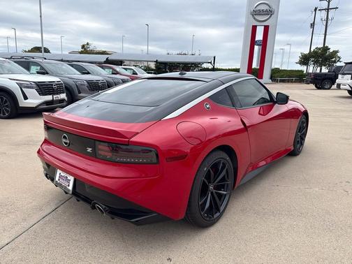 Solid Red/Super Black 2025 Nissan Z Performance Automatic Transmission