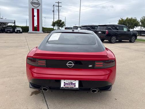 Solid Red/Super Black 2025 Nissan Z Performance Automatic Transmission