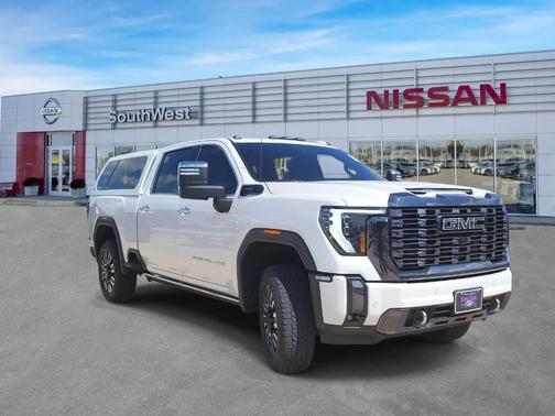 White Frost Tri-Coat 2024 GMC Sierra 2500 Denali Ultimate
