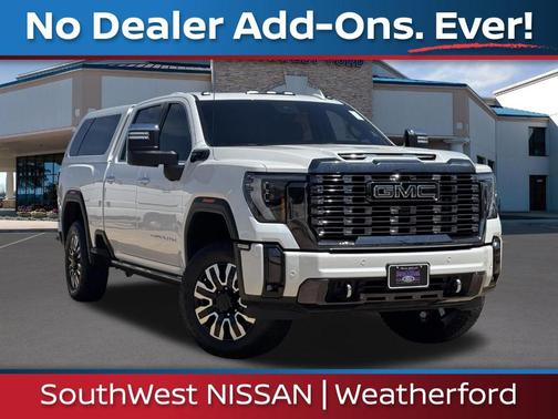 White Frost Tri-Coat 2024 GMC Sierra 2500 Denali Ultimate