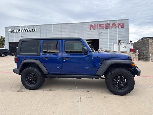 Ocean Blue Metallic Clearcoat 2020 Jeep Wrangler Unlimited Sport
