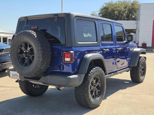 Ocean Blue Metallic Clearcoat 2020 Jeep Wrangler Unlimited Sport