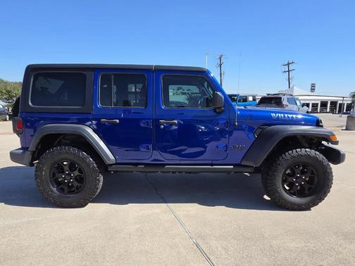 Ocean Blue Metallic Clearcoat 2020 Jeep Wrangler Unlimited Sport