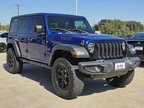 Ocean Blue Metallic Clearcoat 2020 Jeep Wrangler Unlimited Sport